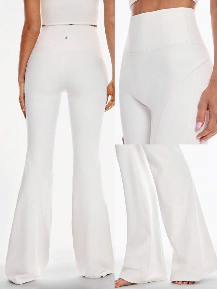 35" FeatherFit™-Warm HeatFlow Soft Warm Chill Stretchy High-Rise Waist Flare Leggings Low-Impact Yoga Pilates Studio Daily Casual Fall Winter