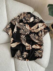 HIMLAND Men Tropical Print Shirt Without Tee - Multicolor - View 6