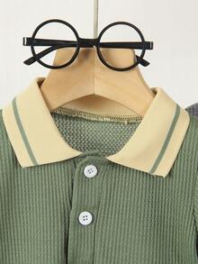 2件套男婴短袖polo衫套装 - 彩色 - 查看 3