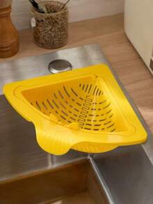 1PC Kitchen Sink Strainer Basket Removable Hanging Multifunctional Sink Basket Garbage Filter Kitchen Cleaning Storage Organizer Suitable For Rinsing Vegetables Straining Leftover Food Residue Storing Kitchen Utensils For Household Kitchen Cleaning And Organization - Multicolor - View 2