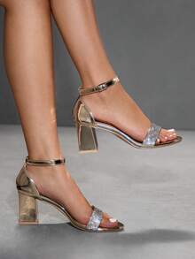 CUCCOO SZL Women's Fashion High Heel Sandals - Gold - View 5