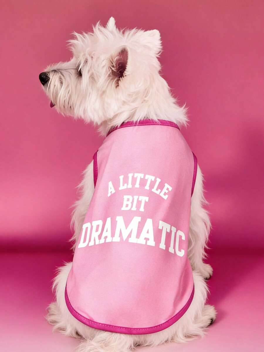 Mean Girls | SHEIN Áo khoác cho thú cưng in hình hoạt hình dễ thương, phù hợp cho cả mèo và chó, nhiều kích cỡ từ XXS đến XXXXXL, từ cỡ cực nhỏ đến cỡ cực lớn. - Hồng - Xem 1
