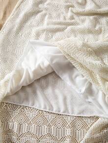 Débardeur en tricot blanc décontracté pour filles, design doux et à la mode, polyvalent pour les hauts d'été, convient pour les vacances, les voyages, le campus et le port quotidien - Blanc - Voir 5