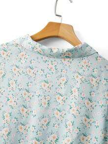 Auvina 大码女式短袖西装领中长连衣裙，印花连衣裙，春季连衣裙，沙滩装，夏季装，吊带裙，度假裙，浪漫连衣裙，夜店裙 - 彩色 - 查看 8