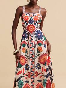Travachic Đầm hai dây in họa tiết dệt mới năm 2026, trang phục đi nghỉ mát, phong cách Boho Chic, trang phục đi xem hòa nhạc đồng quê, trang phục lễ hội, trang phục đi biển cho nữ, trang phục mùa hè cho nữ, phong cách quý tộc cổ điển, trang phục tốt nghiệp, đầm chống nắng mùa hè, đầm sinh nhật cho nữ, trang phục mùa hè giản dị, thanh lịch, họa tiết hoa trắng kiểu Bohemian, trang phục đi nghỉ mát cho nữ, trang phục giản dị và thanh lịch, đầm đính sequin cho lễ hội Carnival, Ngày Valentine, Tiệc cưới và Lễ hội âm nhạc. - Nhiều màu - Xem 2