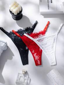 Seduluxe 6pcs Women Lace Lingerie Set - Multicolor - View 6