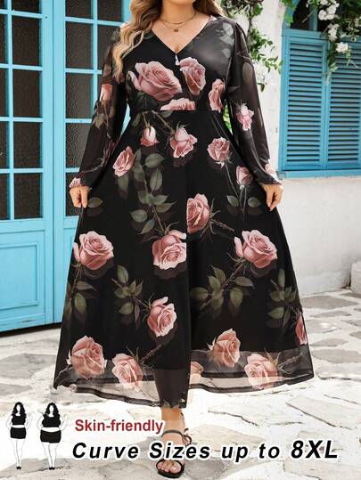 SHEIN CURVE+ 大码连衣裙