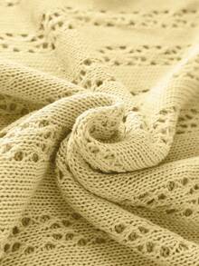 Breezaya 2026春夏新款欧美风性感修身腰部休闲度假日常户外女士浪漫海滩派对晚宴海边针织米色女式毛衣连衣裙，镂空慵懒舒适 - 奶油色 - 查看 8