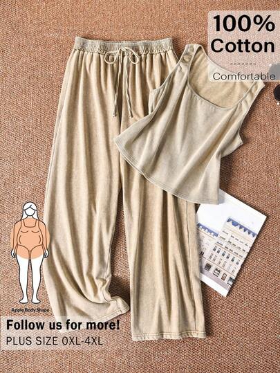 CosyJoli 大码女式两件套，休闲街头风雪花印花卫衣和裤子套装