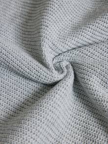 Elaquor Áo khoác cardigan dáng rộng thanh lịch kiểu Pháp, thêu hoa tối giản, cài kim loại, thích hợp mặc đi làm, áo len mỏng nhẹ cho nữ, mùa xuân/hè. - Xám - Xem 7