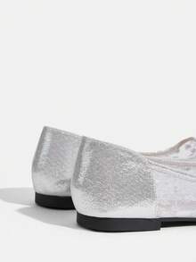 CUCCOO TILAWA Women Flats - Silver - View 5