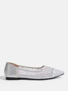 CUCCOO TILAWA Women Flats - Silver - View 2