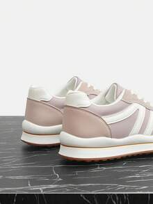 Vate 女士休闲运动鞋 - 粉色 - 查看 5