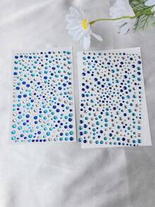 1 Bộ 1-2 Miếng Dán Đá Quý Nhiều Màu Xanh Dương Dùng Trang Điểm Cho Kỳ Nghỉ Tiệc Tùng Phong Cách Y2K Âm Nhạc DIY Mắt Mặt Trang Sức Miếng Dán Trang Trí Biểu Diễn Khiêu Vũ Tiệc Hòa Nhạc Đám Cưới Quà Tặng Nghệ Thuật Hình Xăm Giả - Nhiều màu - Xem 4