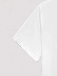 Open Phase Men's "The Original Ben Sherman" Graphic T-Shirt, White Short Sleeve, Crew Neck, Casual Summer T-Shirt, Machine Washable, Comfortable Outdoor Casual Wear, Machine Washable Shirt - White - View 5