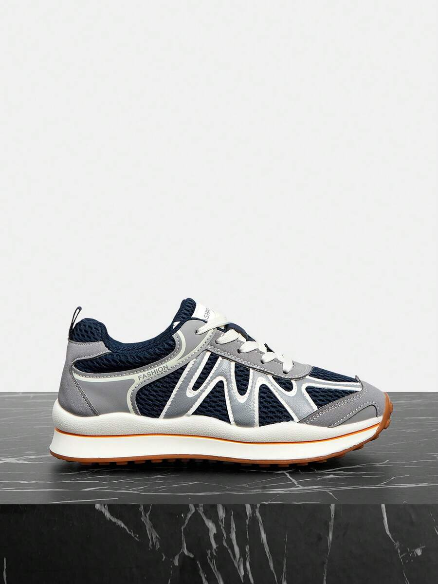 Vate 女士休闲运动鞋 - 藍色 - 查看 1