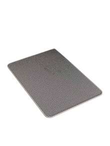 Double Layer Honeycomb Waterproof Cat Litter Mat Large Hole Non Stick Litter Feet For Indoor Home Pet Area Easy Clean Reusable Odor Control Washable Pet Supplies - Dark Grey - View 2