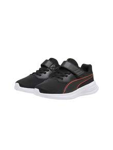 Puma CLYDE Kids' Sneakers Cushioned Premium Modern Street Style Running School Black 377277-09 - Schwarz Rot - Übersicht 2