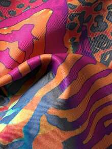 Swim Vcay 2026 女士夏季沙滩斑马纹吊带系带性感比基尼泳衣套装 - 彩色 - 查看 7