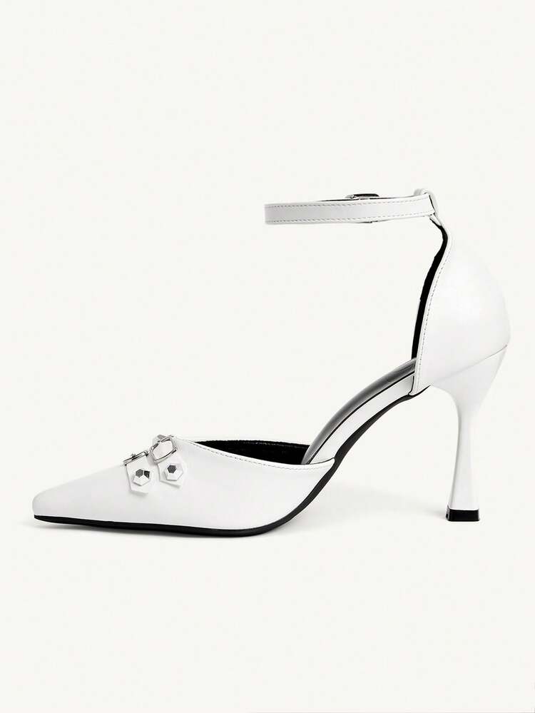 CUCCOO CHICEST 9cm High Heel Women's Pumps, European And American Fashion Summer Shoes Wedding Shoes Bride Shoes