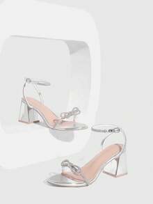 CUCCOO SZL Women's Fashion High Heel Sandals - Silver - View 1