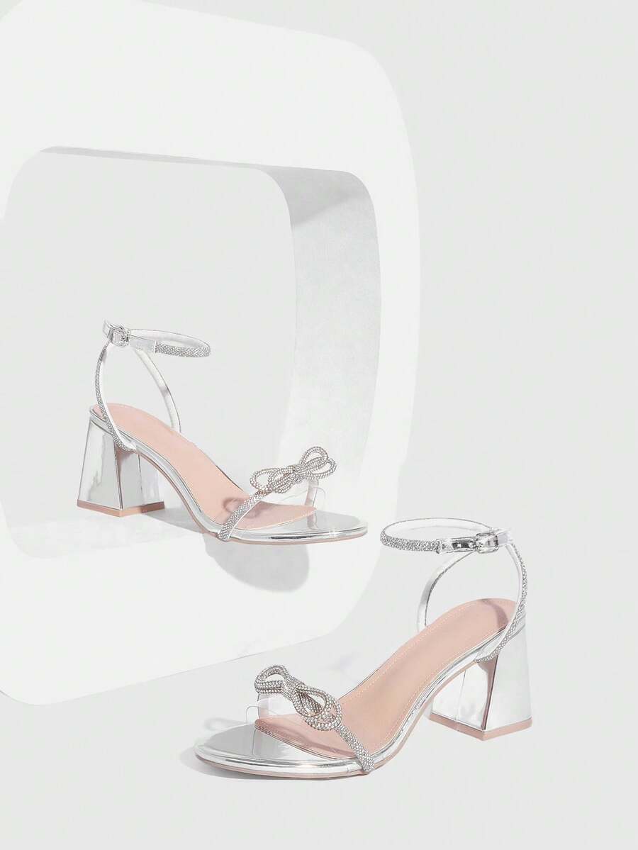 CUCCOO SZL Women's Fashion High Heel Sandals - Silver - View 1