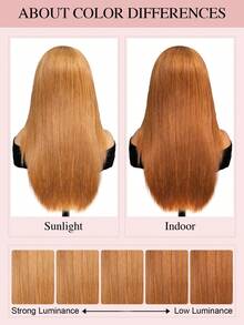 9AM Hair Wear Go 无胶假发，层次剪裁直发，6*4 透明蕾丝假发，栗棕色，预剪蕾丝和预拔发际线，16-24 英寸，180% 密度真人发蕾丝闭合假发，打造时尚度假风，活力四射，旅行必备，假日装扮，伴娘礼物，女性配饰，免运费。艺术优雅，活力四射，休闲日常，浪漫之旅，前卫利落的剪裁，真人发蕾丝假发，自然无胶假发，浪漫约会之选。 - S30 - 查看 6