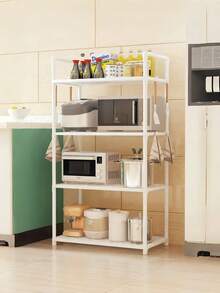 1 Giá đỡ lò vi sóng nhiều tầng bằng sắt có móc treo, tiết kiệm không gian, không cần lắp ráp, giá để đồ chịu lực cao, kệ đựng đồ nhà bếp. - Nhiều màu - Xem 8