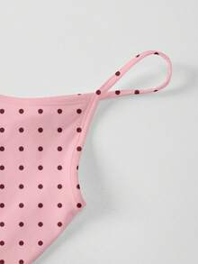 INAWLY Camisole Motif Polkadot Kasual Musim Panas - MultiWarna - View 4
