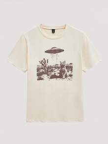Whitmere Men's Shirts Shirt, Urban Casual Vintage Retro Western Fashion, Relaxed Fit, Spring Summer - Apricot - View 2