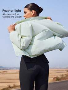 OutZeal 女士户外夹克 日常休闲防紫外线轻便立领防晒夹克 - 綠色 - 查看 3