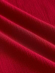 AXEPEAK Men's Short Sleeve Button-Down Pocket Casual Shirt - Red - View 5