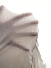 Loomaby Maternity Solid Color Off-Shoulder Dress, Baby Shower - White - View 8