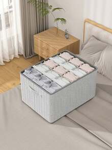 Large Foldable Storage Box Coming Soon! Moisture & Mildew Resistant, One-Touch Organizing For All Your Home Stuff - Grey - View 3