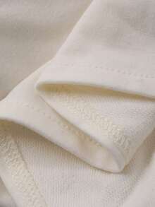 Dazy Kids 女婴休闲圆领长袖卫衣长裤两件套 - 杏色 - 查看 5