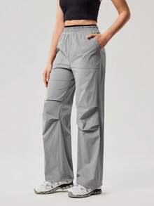 OutZeal 女士户外裤 日常休闲 防紫外线 轻便 双层腰带裤脚 - 灰色 - 查看 6