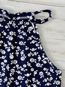 SHEIN LUNE 女士休闲度假露背吊带背心，适合春夏穿着 - 彩色 - 查看 3