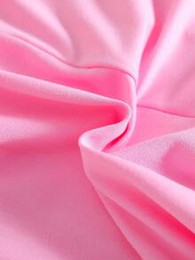 3件套少女休闲可爱卡通儿童T恤，时尚可爱印花圆领短袖T恤，图案包括水豚喝珍珠奶茶、卡通猫、“能翻跟头何必走路”等，舒适夏季款式，适合春、夏、秋季穿着，白色、粉色、黑色可选，日常百搭。 - 粉色 - 查看 8