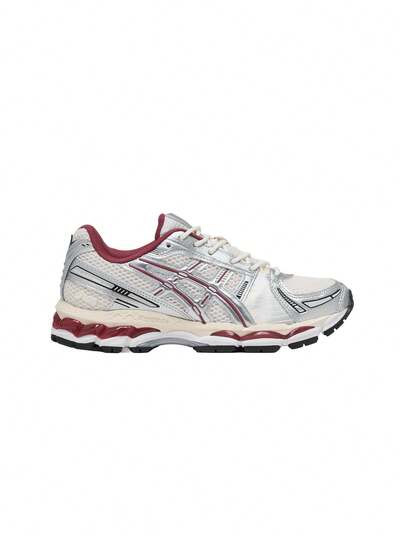 Asics Gel-Kayano 12.1 Women's Casual Athletic Shoes Silver Red Yellow 1203A759
