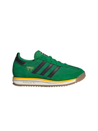 Adidas SL 72 RS Women's Shoes Kids Green / Core Black / Crew Yellow JR1100
