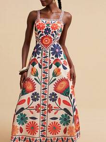 Travachic Đầm hai dây in họa tiết dệt mới năm 2026, trang phục đi nghỉ mát, phong cách Boho Chic, trang phục đi xem hòa nhạc đồng quê, trang phục lễ hội, trang phục đi biển cho nữ, trang phục mùa hè cho nữ, phong cách quý tộc cổ điển, trang phục tốt nghiệp, đầm chống nắng mùa hè, đầm sinh nhật cho nữ, trang phục mùa hè giản dị, thanh lịch, họa tiết hoa trắng kiểu Bohemian, trang phục đi nghỉ mát cho nữ, trang phục giản dị và thanh lịch, đầm đính sequin cho lễ hội Carnival, Ngày Valentine, Tiệc cưới và Lễ hội âm nhạc. - Nhiều màu - Xem 7