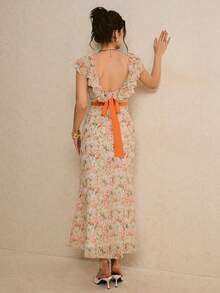 Poéselle 女士碎花休闲连衣裙 - 彩色 - 查看 7