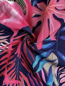 VIVINTIMO Short Black Animal Print Beach Shorts For Men With Bright Flamingo Pattern And Pockets Men Flamingo Swim Shorts Pink Swim Trunks Tropical Swim Trunks Men Men Floral Swim Trunks Pink Flamingo Swim Trunks Mens Flamingo Shorts Pink Men Swim Trunk Pink Flamingo Swim Shorts Pink Men Swim Trunks Men Flamingo Swim Trunks - Black - View 6