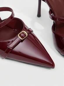 CUCCOO SZL Women Pumps - Burgundy - View 5