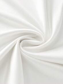 SHEIN Women's Elegant Fashionable Minimalist Versatile Pearl Chain Halter Satin Camisole, Spring/Summer - White - View 5