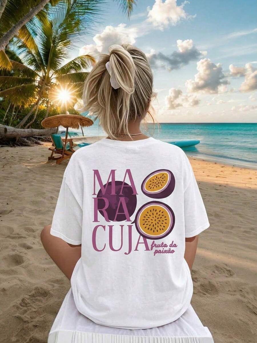 Summer,Bohemela,Squishy,Tween Girls' Graphic Print T-Shirt, Casual Minimalist Style, Fashion Versatile, Suitable For Spring And Summer Beach T Shirt, Summer T Shirt, Cute Summer T Shirts