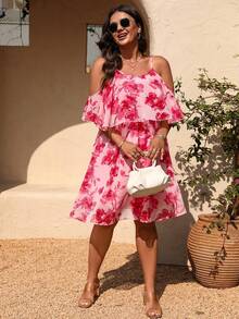 Breezaya Đầm ngắn nữ thanh lịch thêu ren, chất liệu lưới, khoét vai, thích hợp cho các dịp thường nhật, công sở và hẹn hò vào đầu mùa xuân. - Nhiều màu - Xem 7