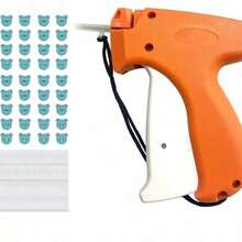 1pc Mini Stitch Gun Kit, Quick Clothing Fixer With Needles & Fasteners & Buttons, Generic Tagging Gun For Clothing, Quick Repair Handheld Quick Stitch Sewing Gun With Storage Function Micro Stitch Gun For Clothing+Luminous Bear Buckle 50+Glue Needle 660,Handheld Quick Sewing Gun Soft Glue Needle-Free Buckle Is Suitable For Clothing Repair And Traceless Bed Sheet Fixing - Orange - View 5