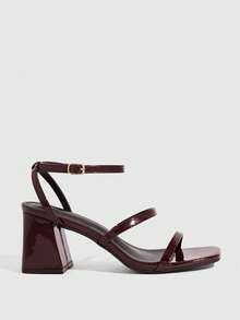 CUCCOO SZL Women's Fashion High Heel Sandals Summer - Coffee Brown - View 3