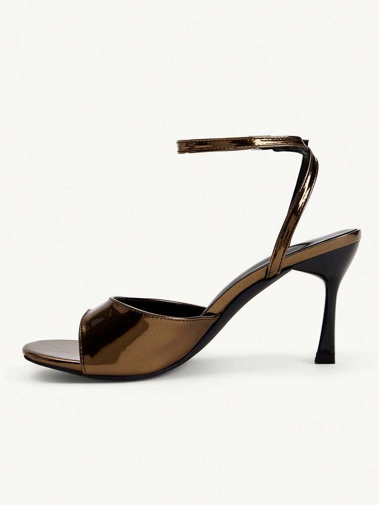 CUCCOO CHICEST Women Shoes Stiletto Sandals, Trip Buckle Design, Elegant Commuter Dating Temperament Women's Shoes